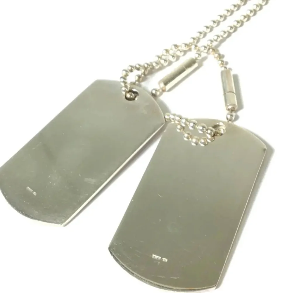 SALE 💥☀️🔆 GUCCI DOG TAGS Necklace (Two tags included)